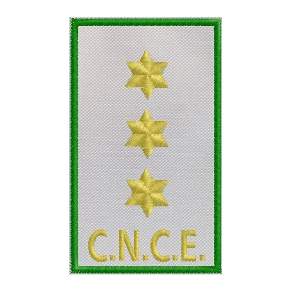 Gradi su fascia tubolare C.N.C.E. 3 stelle a 6 punte grado CAPITANO 