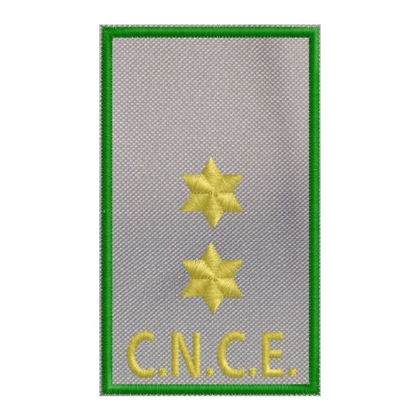 Gradi su fascia tubolare C.N.C.E. 2 stelle a 6 punte grado TENENTECod. 20161025_B