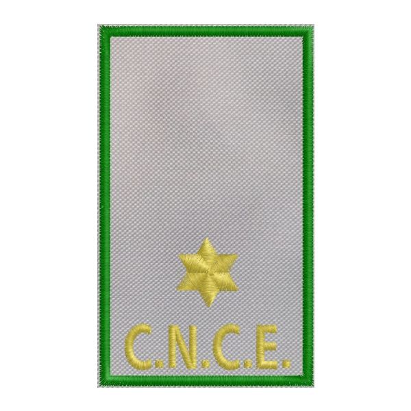Gradi su fascia tubolare C.N.C.E. 1 stella a 6 punte Cod. 20161025_C