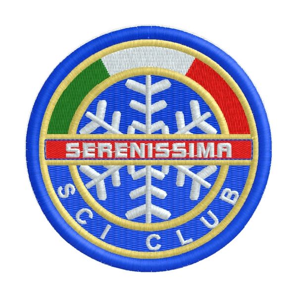 Stemma sci club "SERENISSIMA" o con descritto il proprio Paese Cod.20161116_A