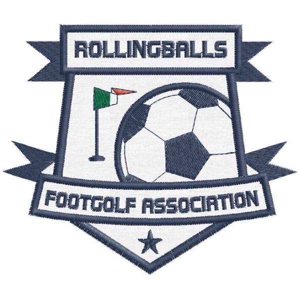 Patch ricamato ROLLING BALLS FOOTGOLF Association Cod. 20161213_A