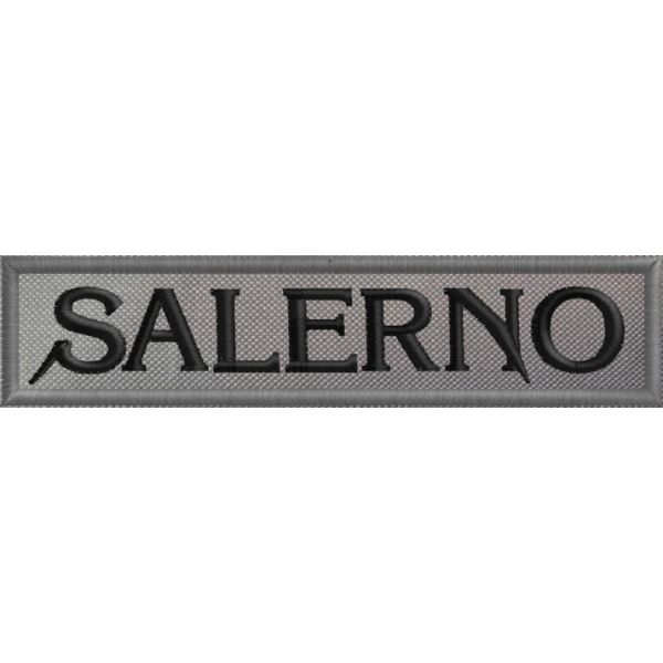 Patch Cm.12 da petto rettangolare "SALERNO" Cod.20160709_A