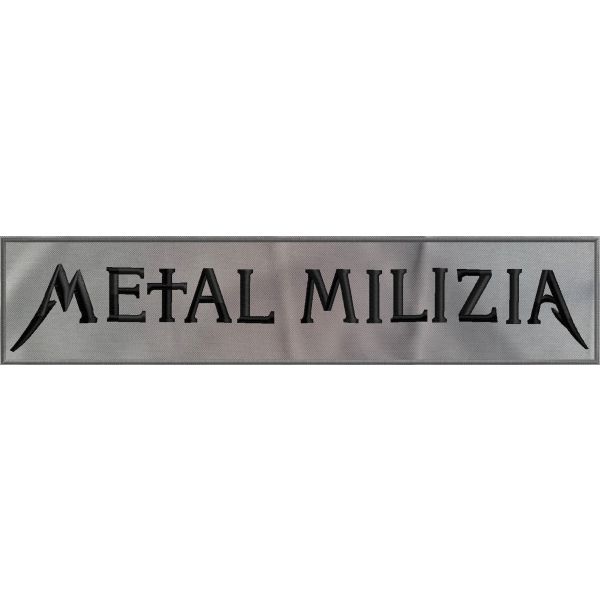 Patch da Schiena rettangolare cm. 40 METAL MILIZIA Cod.20160710_B