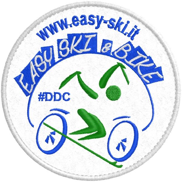 Patch Ricamato logo Easy ski & Bike Cod.20170101_A