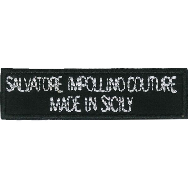Ambientazione virtuale Patch ricamato SALVATORE IMPOLLINO Made in Sicily
