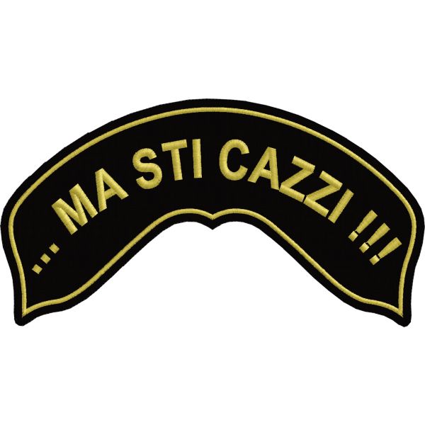 Patch tipo HARLEY bikers personalizzato con frase a piacere