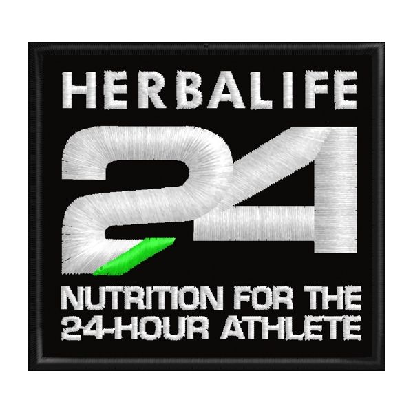 Patch ricamato Herbalife 24 h. for athlete Cod.20170117_A