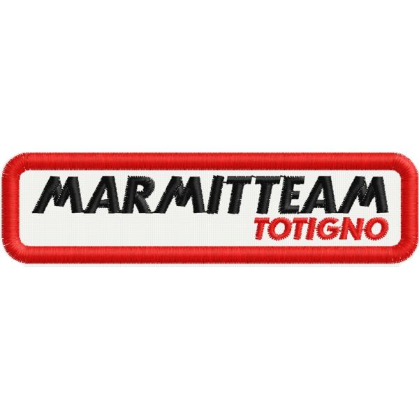 Patch ricamato MARMITTEAM Totigno Cod.20170118_A