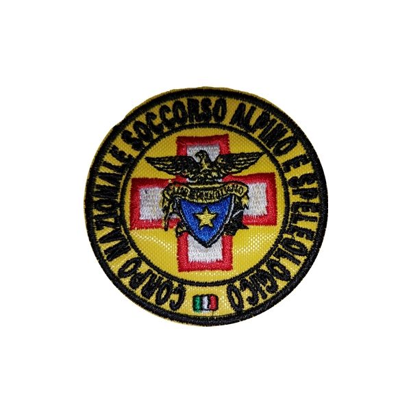 Patch Corpo Naz.Socc. Alpino speleologico 6 Cm programma ricamo