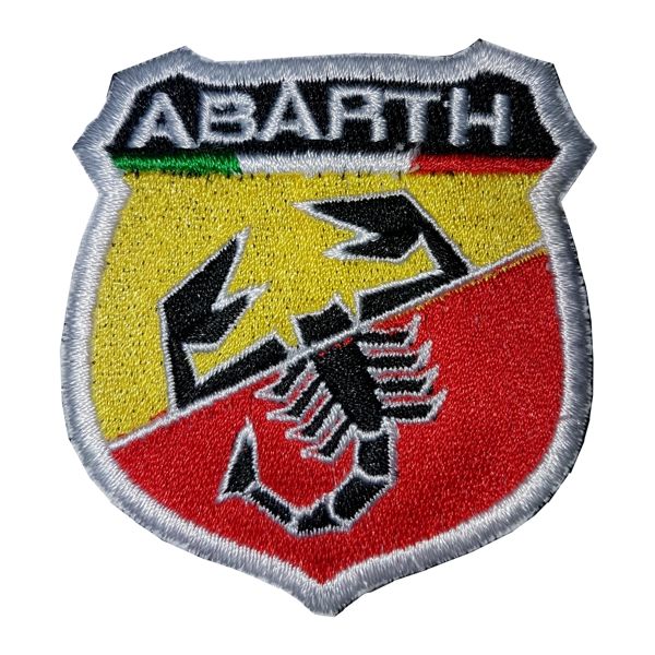 Patch  ricamato altezza cm.9 simbolo Abarth Cod. 20170220_A