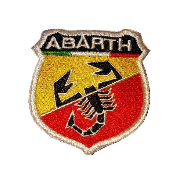 Patch  ricamato altezza cm.7 simbolo Abarth Cod. 20170221_A