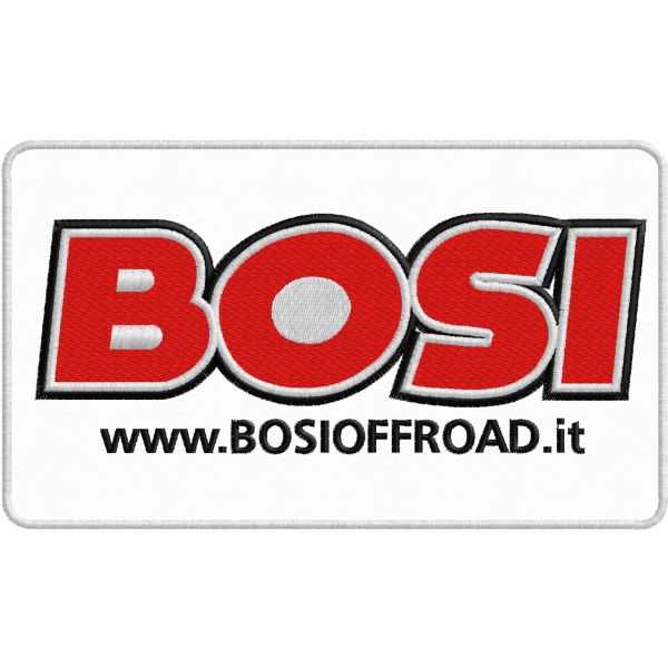 Patch ricamata Cm.19 x11 Bosi offroad.it Cod.201702_B-01
