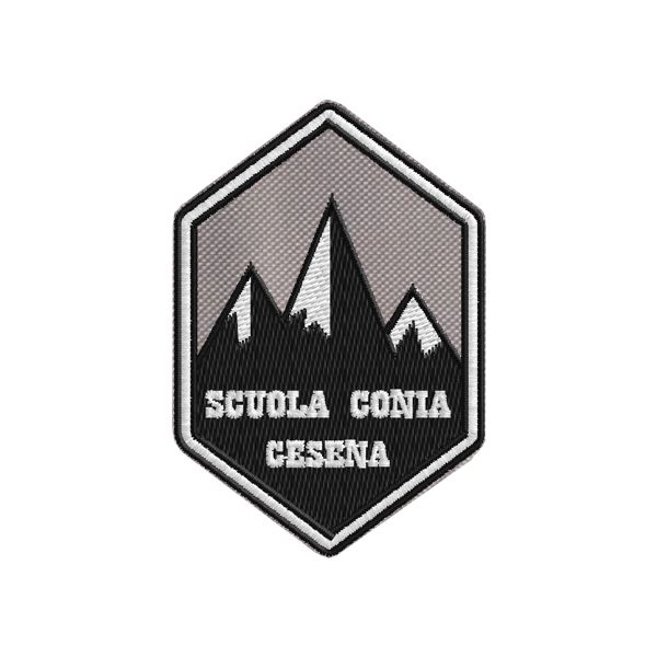 Stemma ricamato SCUOLA CONIA CESENA Cod.20170621_A