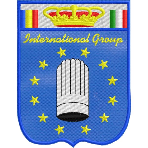 Stemma ricamato cuochi International Group Cod.20170904_A