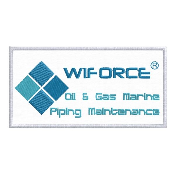 Patch ricamato rettangolare WIFORCE Oil & Gas Marine Cod.20170915_A