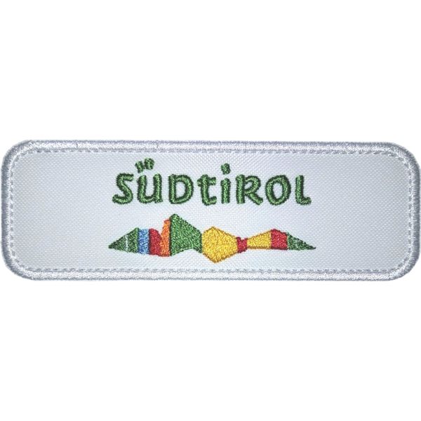 Patch ricamata Logo Sudtirol cm.10,5  senza velcro