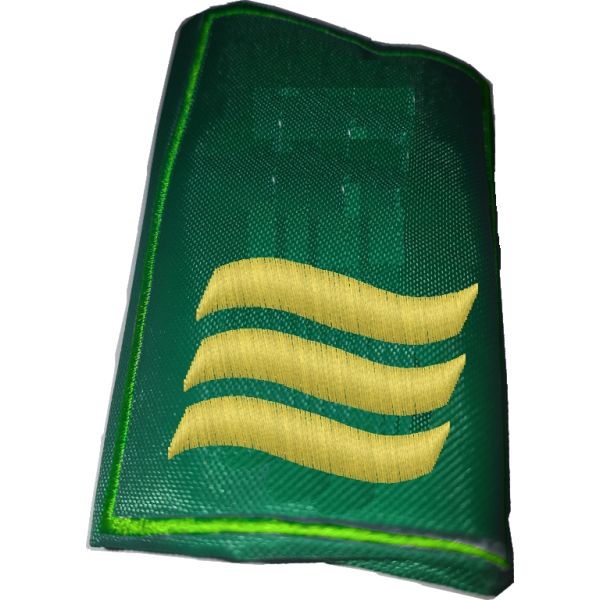 Mostrine tubolari da spalla Gradi  (Primo ISPETTORE TECNICO) Cod. 2017NOR26