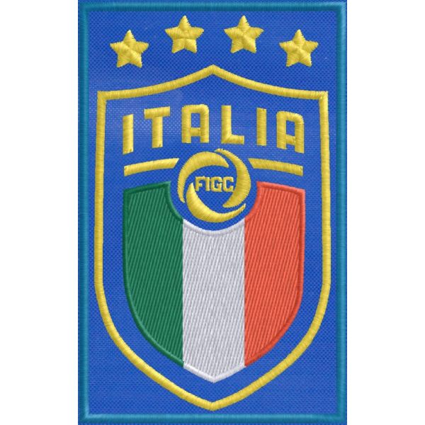 Nuovo logo Patch ricamato FIGC ITALIA  Cod.20171013_A
