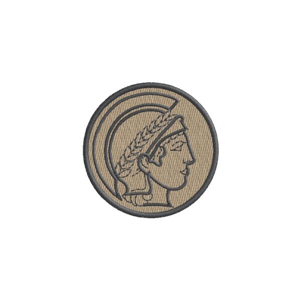 Patch ricamata reale simbolo guerriero cod.20171128_A