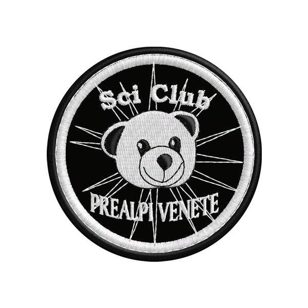 Patch Ricamato logo Sci Club PREALPI VENETE Cod.20180118_A