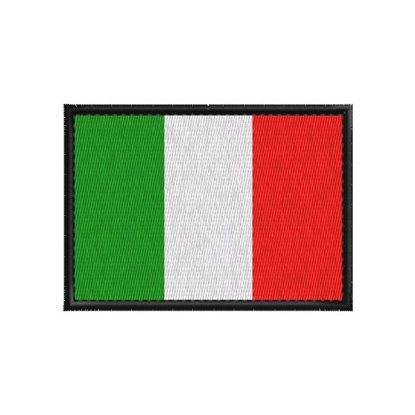 Patch ricamato stemma ITALIA mm.70x50 Cod.20180119_A