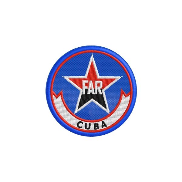 Patch ricamato stella FAR cuba  Cod.20180204_A