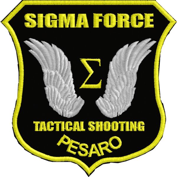 Scudetto ricamato SIGMA FORCE TACTICAL SHOOTING Pesaro  VIGILES Cod.20180207_A