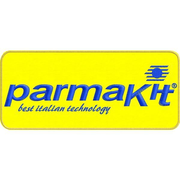 Patch Ricamato PARMAKIT su base cm.30 personalizzato Cod.20180222_A