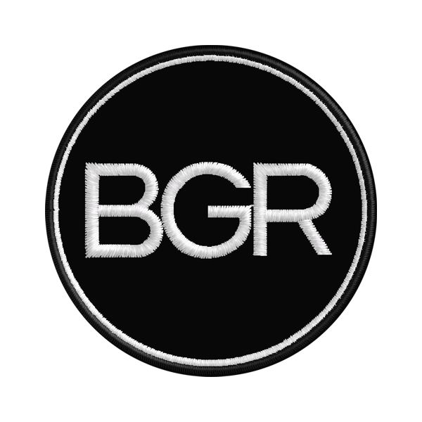 Patch ricamato BGR Bergamo running diam. cm.6 Cod.20180306_B