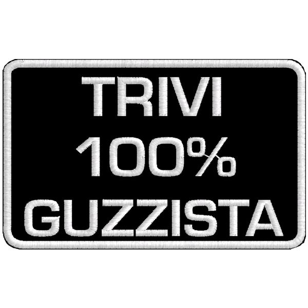 Patch Ricamato 100% GUZZISTA personalizzato con nome Cod.20180323_A