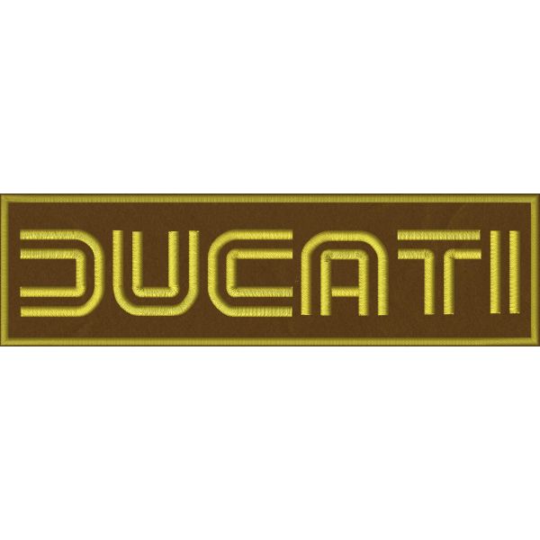 Patch ducati RICAMATA SU SCHIENA GIUBBINO RICAMO CON FILO NERO