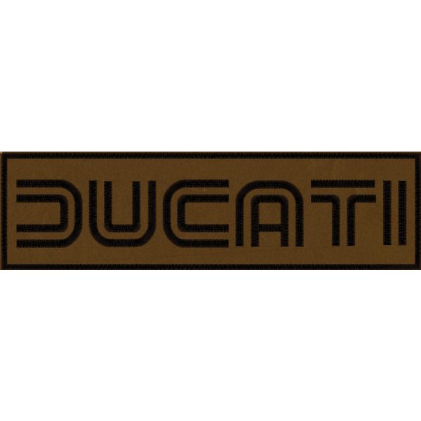 Patch ducati RICAMATA SU SCHIENA GIUBBINO RICAMO CON FILO NERO