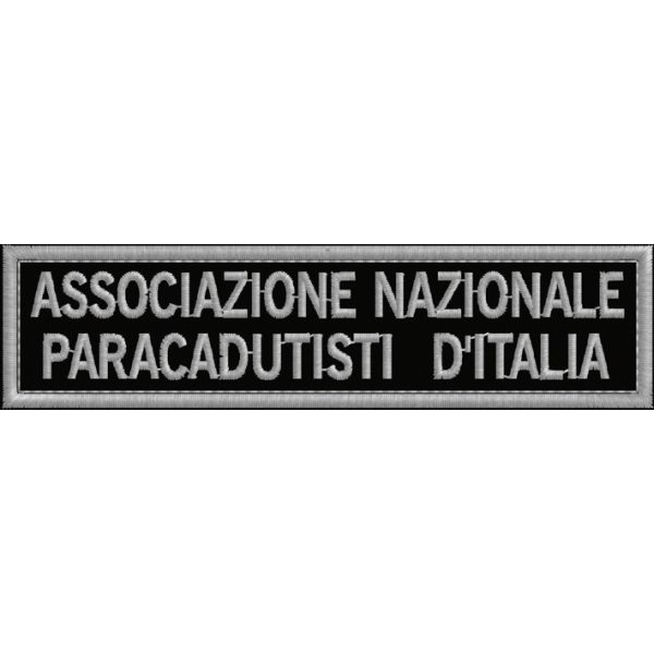 Patch ricamata Associazionale Nazionale Paracadutisti d' Italia Cod.20180523_A