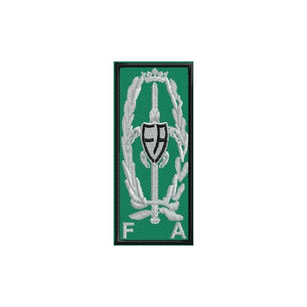 Patch ricamata come Mostrina logo FA fareambiente Cod.20180613_A