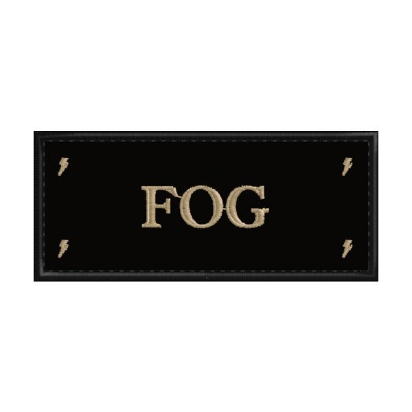 Patch ricamato con il proprio nominativo di Battaglia Da petto Cod.20180711_FOG