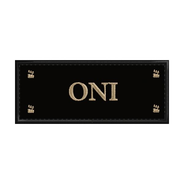 Patch ricamato con il proprio nominativo di Battaglia Da petto Cod.20180711_ONI