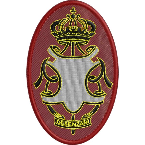 Patch ricamata scudetto DESENZANI armeria Cod.20180915_A