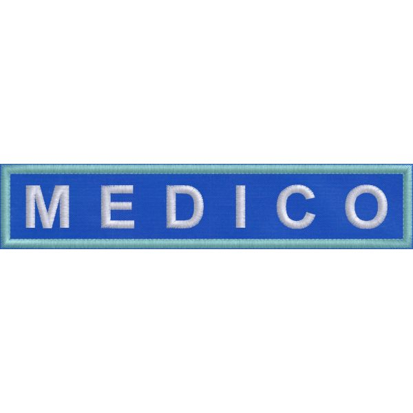Patch (MEDICO) ricamato da 24 cm. cod. 20181110_A