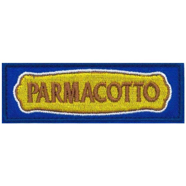 Patch ricamata logo PARMACOTTO su base cm.10 Cod.20181211_A