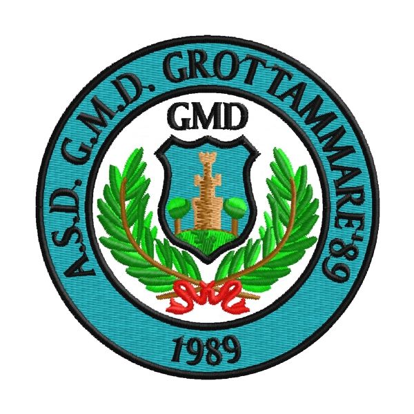 Stemma ricamato A.S.D. G.M.D. GROTTAMMARE'89 Cod.20190205_A