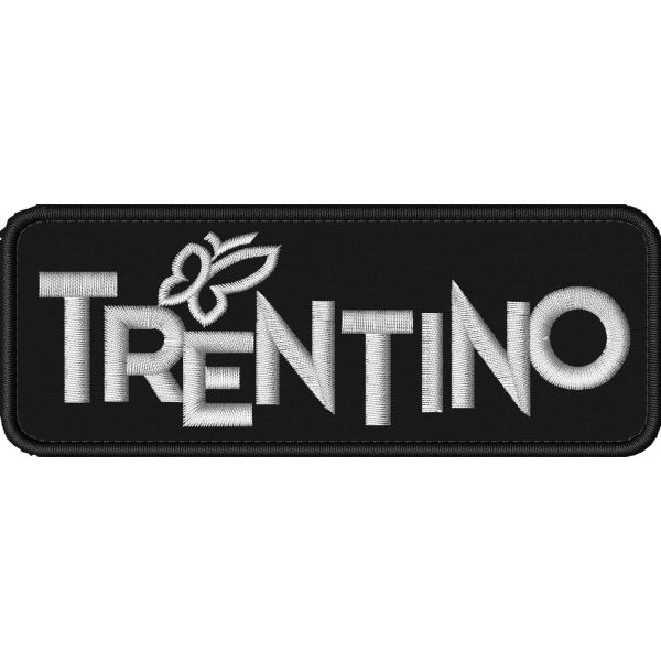Patch ricamata colore blu Logo TRENTINO cm.12  C