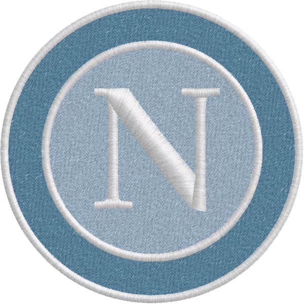 Patch  ricamato Napoli Calcio diam.cm-15