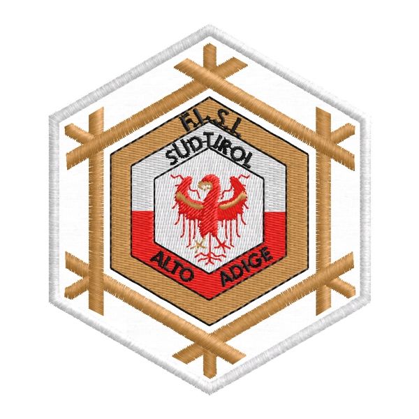 Patch ESAGONALE F.I.S.I. SUDTIROL ALTOADIGE Cod. 20191005_A