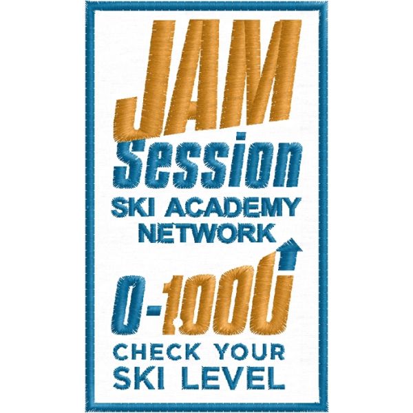 Patch ricamata doppia JAM _ 0-1000 skylevel Cod.20191009_A