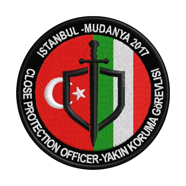Scudetto ricamato ISTANBUL -MUDANYA 2017 Cod.20191119_A