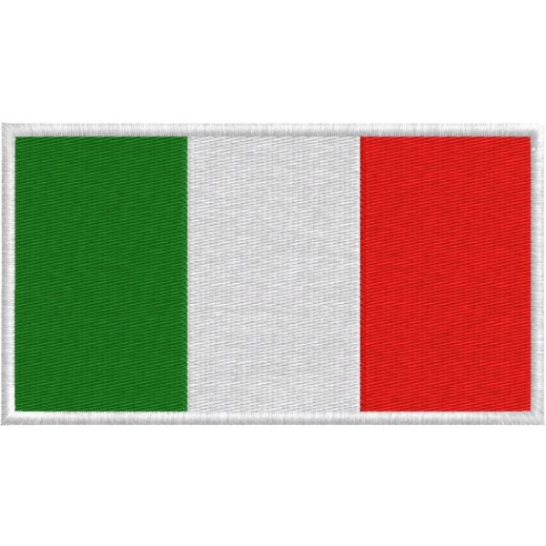 Tricolore ITALIA ricamato Cm. 10.5 x 6.0 Cod.20191121_A