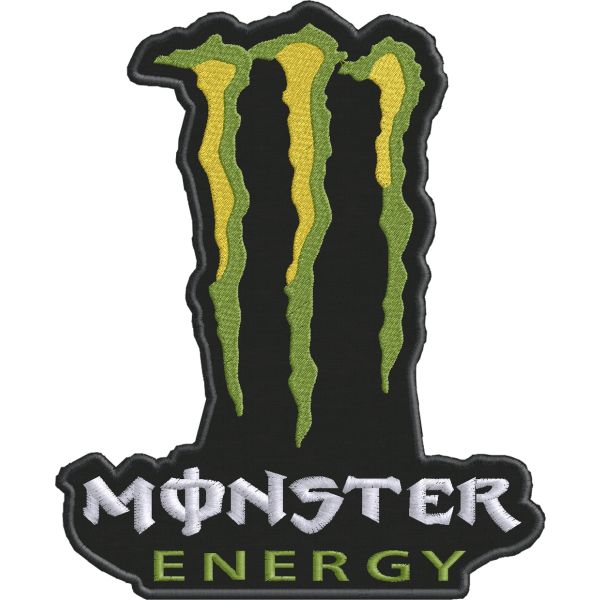 Patch ricamata Monster ENERGY 210mm. Cod. 20191205_A