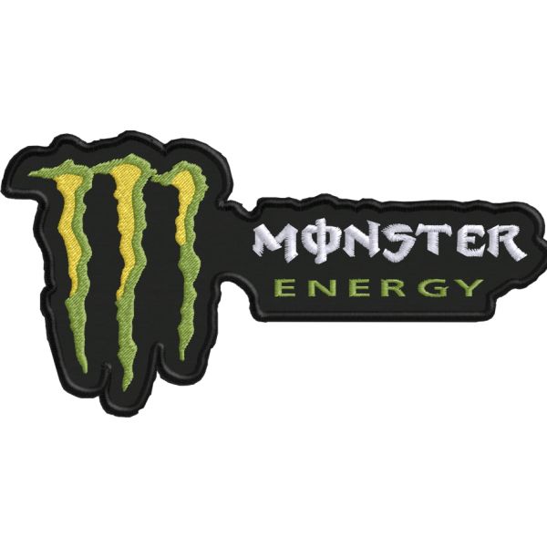 Patch ricamata Monster ENERGY su base 150mm. Cod. 20191206_A