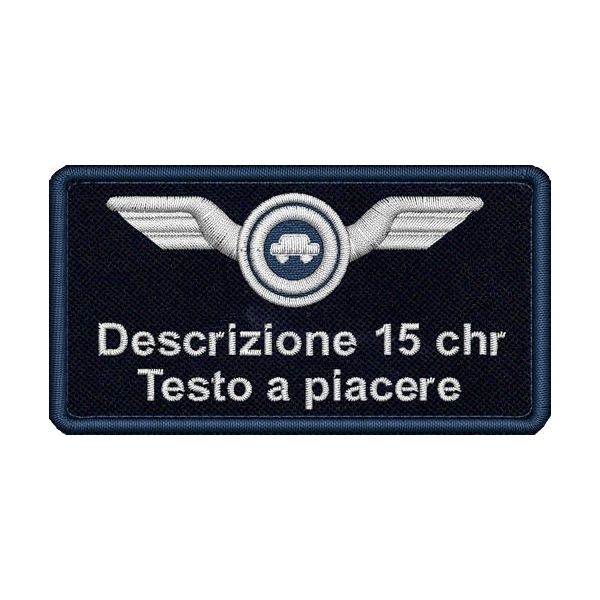 Patch pers. Guida veloce Auto  Cod.20130723_moto