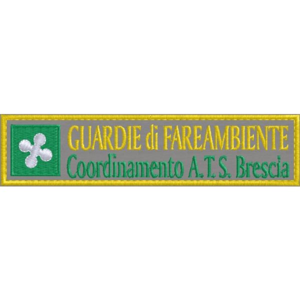 GUARDIE FareAmbiente  Coordinamento Brescia Cm. 11,5 X 2,5 